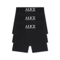 Atelier Logo Briefs (3-Pack) "Black"