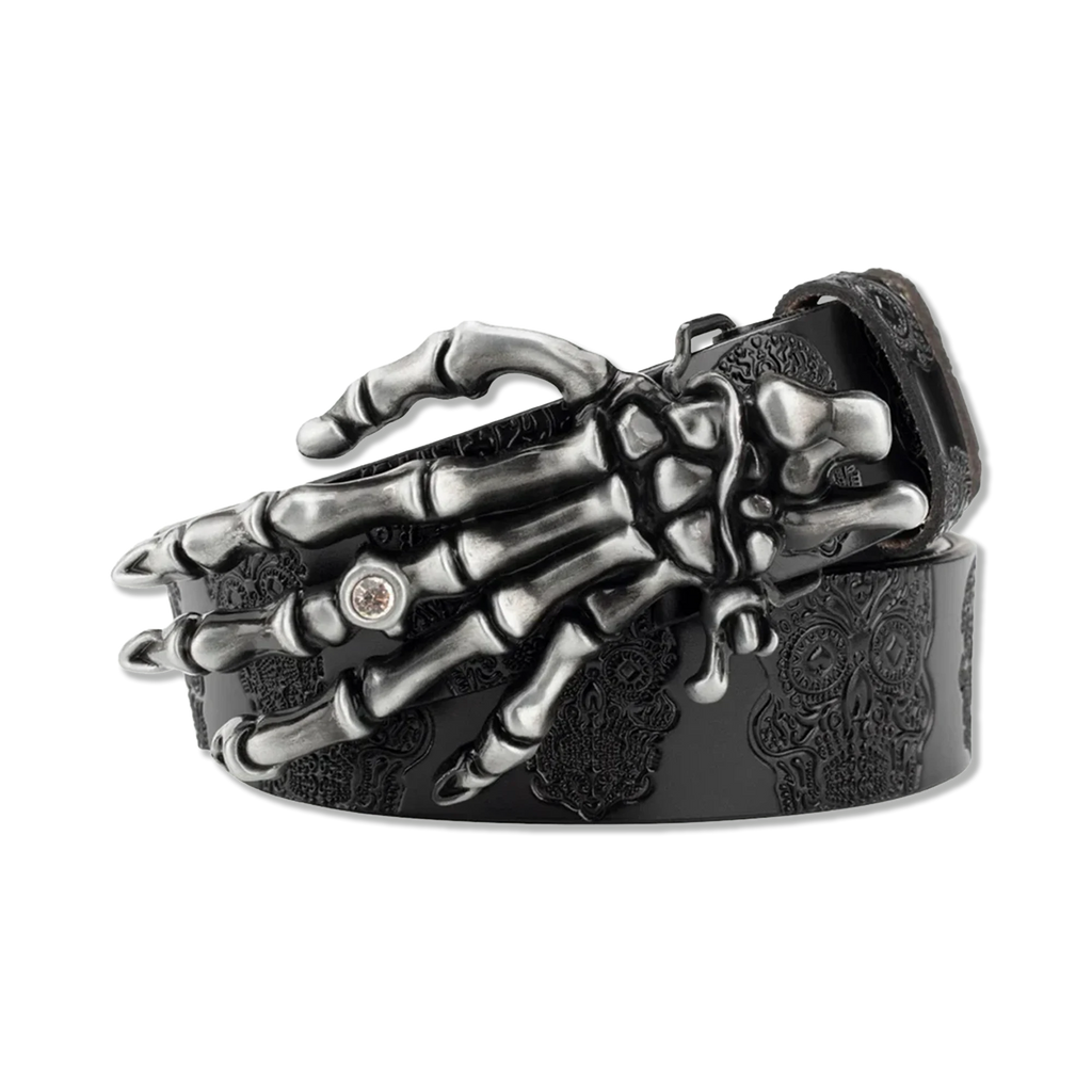 Ghost Claw Leather Belt "Black"