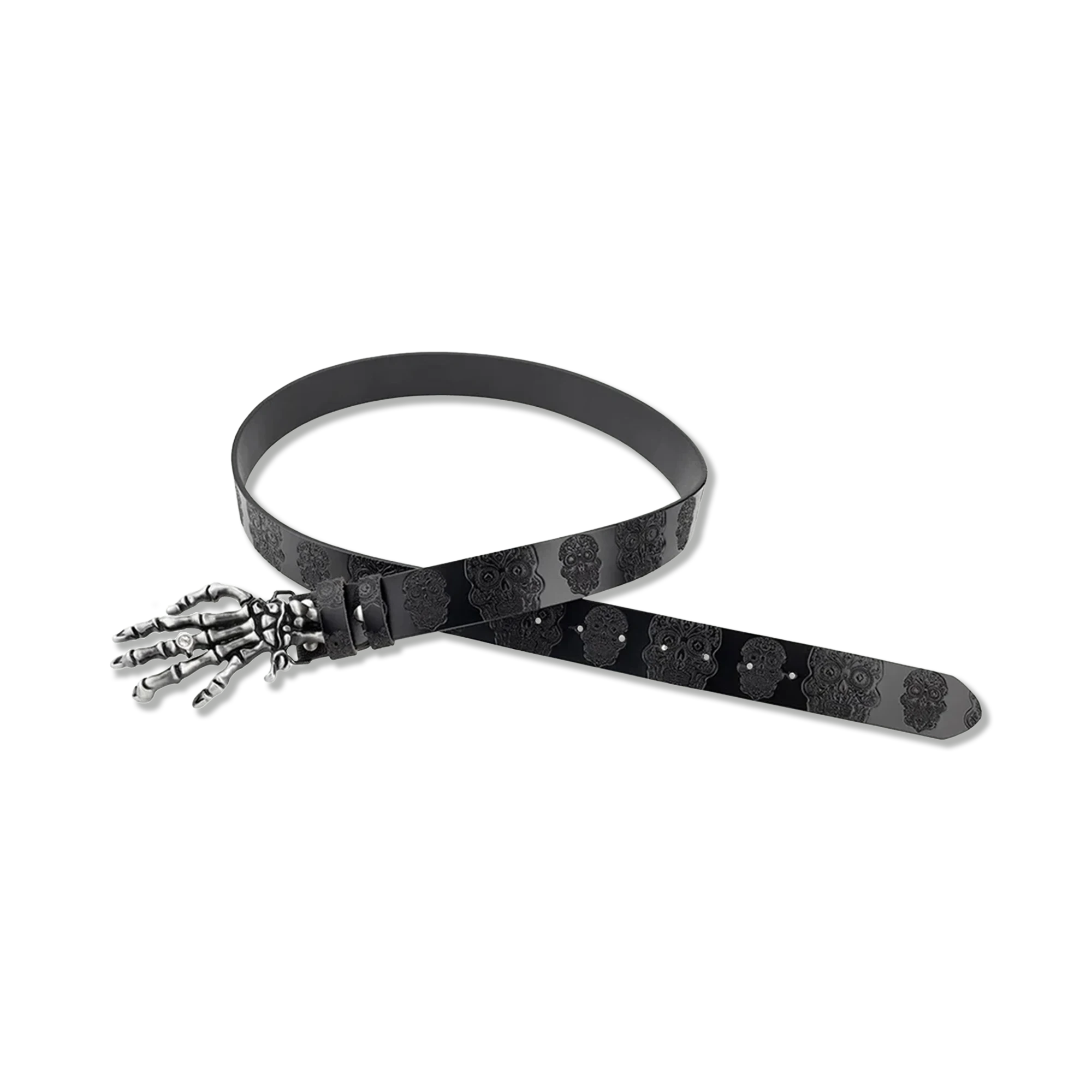 Ghost Claw Leather Belt "Black"