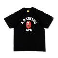 College Tee Check "Black"