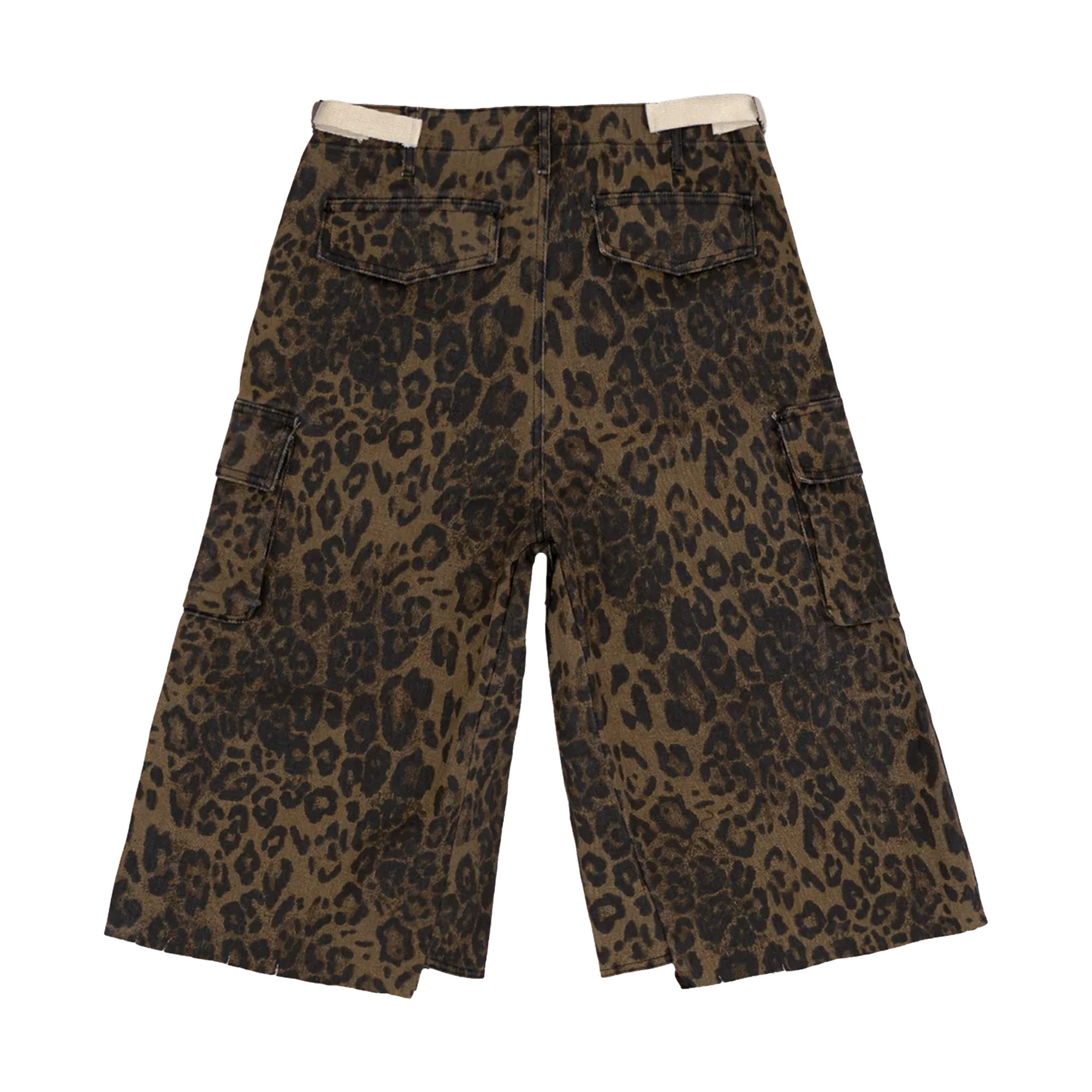 Baggy Cargo Shorts "Leopard"