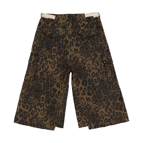 Baggy Cargo Shorts "Leopard"