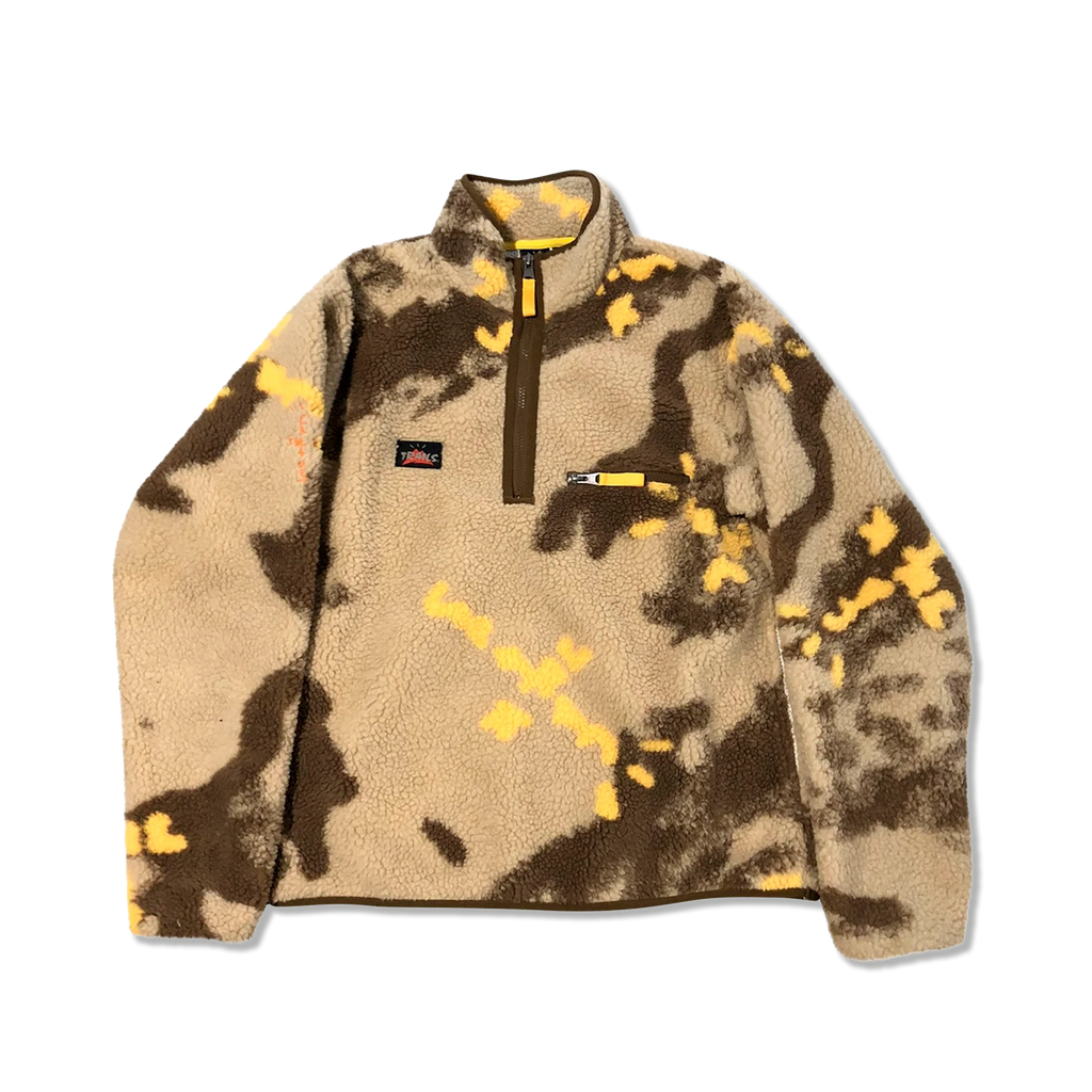 Half-Zip Sherpa Pullover "Cream"