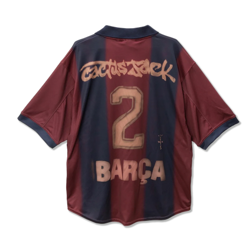 Barcelona Retro 2000/2001 Home Jersey “Skeleton”