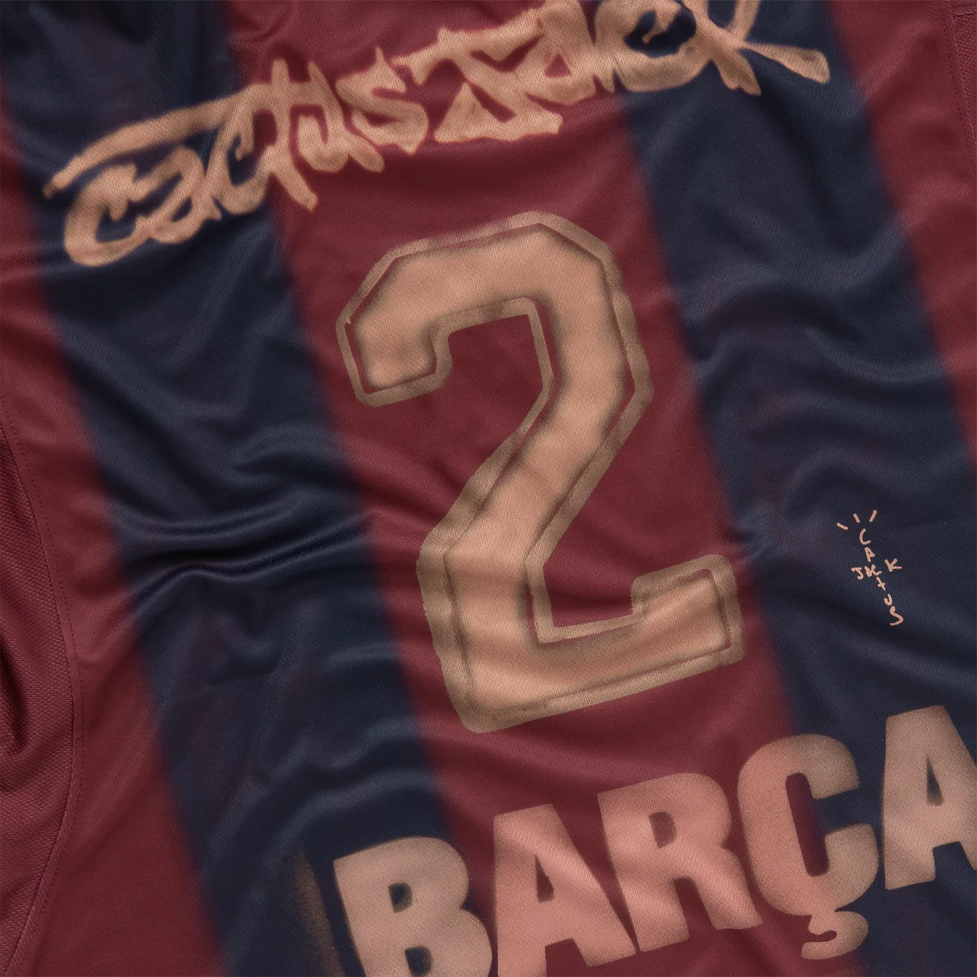 Barcelona Retro 2000/2001 Home Jersey “Skeleton”