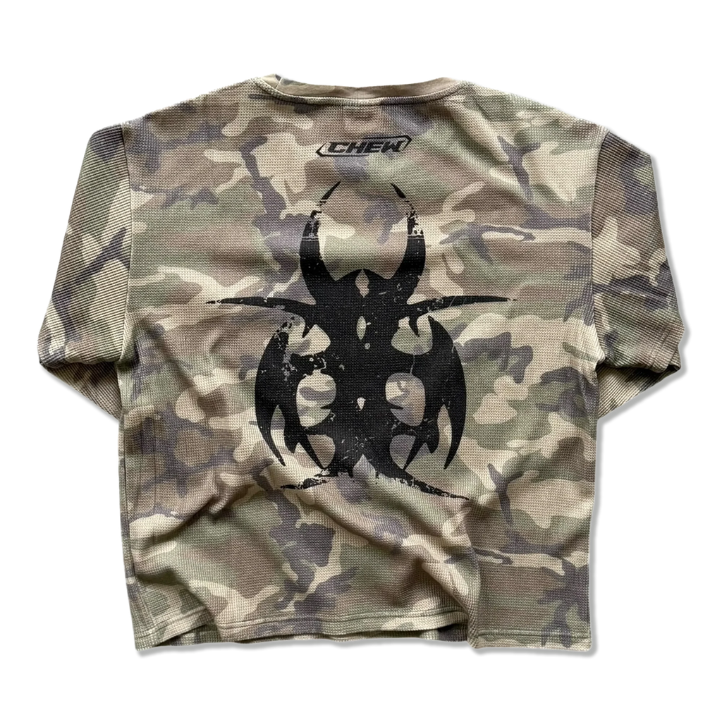 Woodland Waffle Longsleeve "Camo"