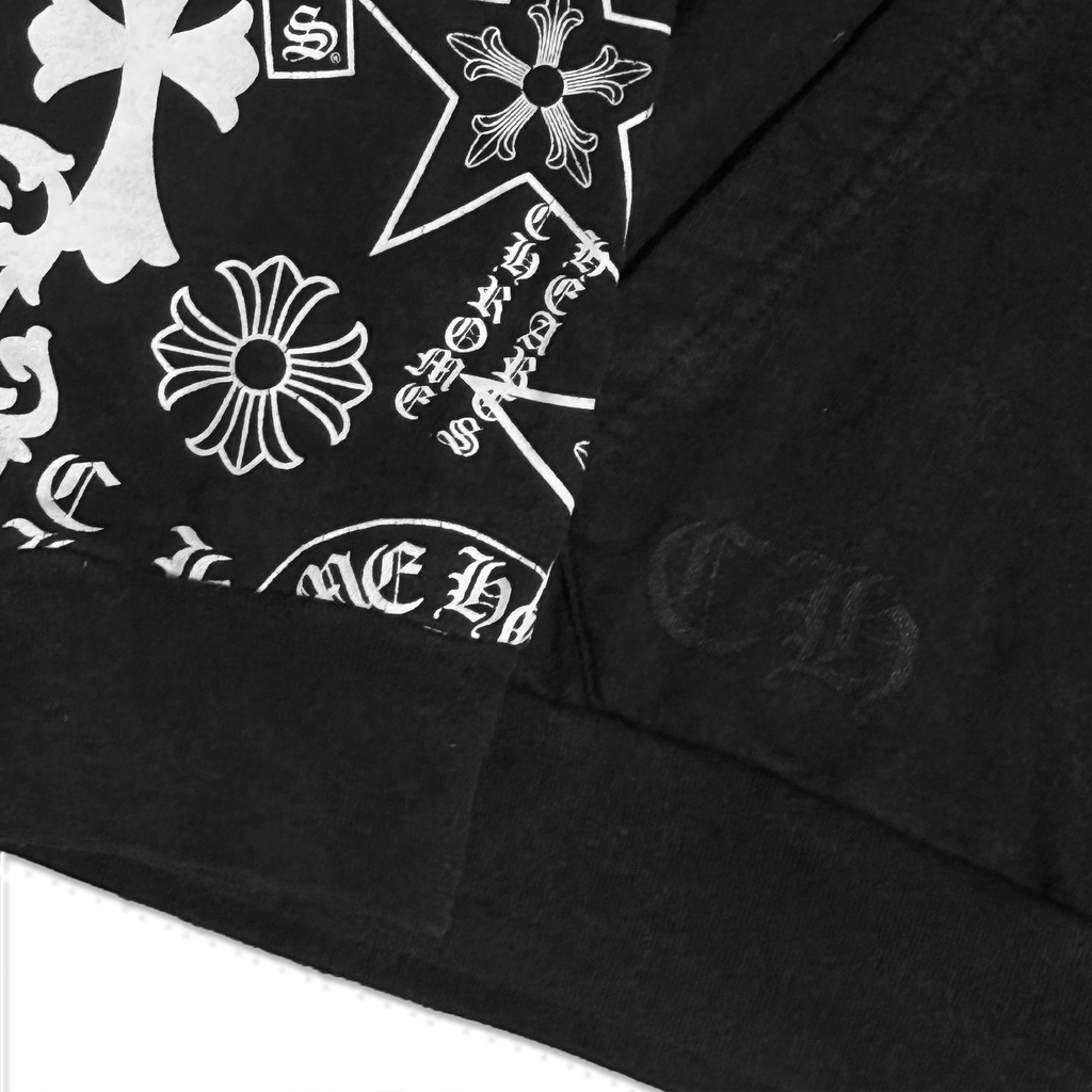 Stencil Sleeve Graphic "Black"
