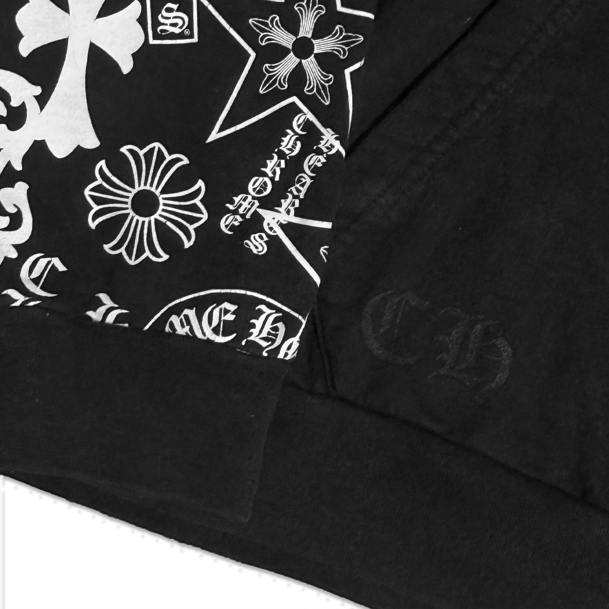 Stencil Sleeve Graphic "Black"
