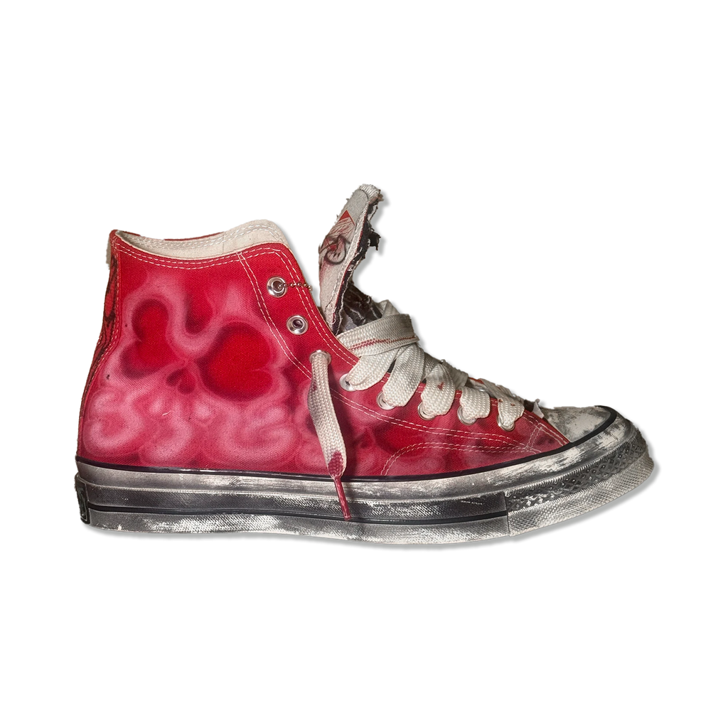 Custom DZJ Chucks "Red"