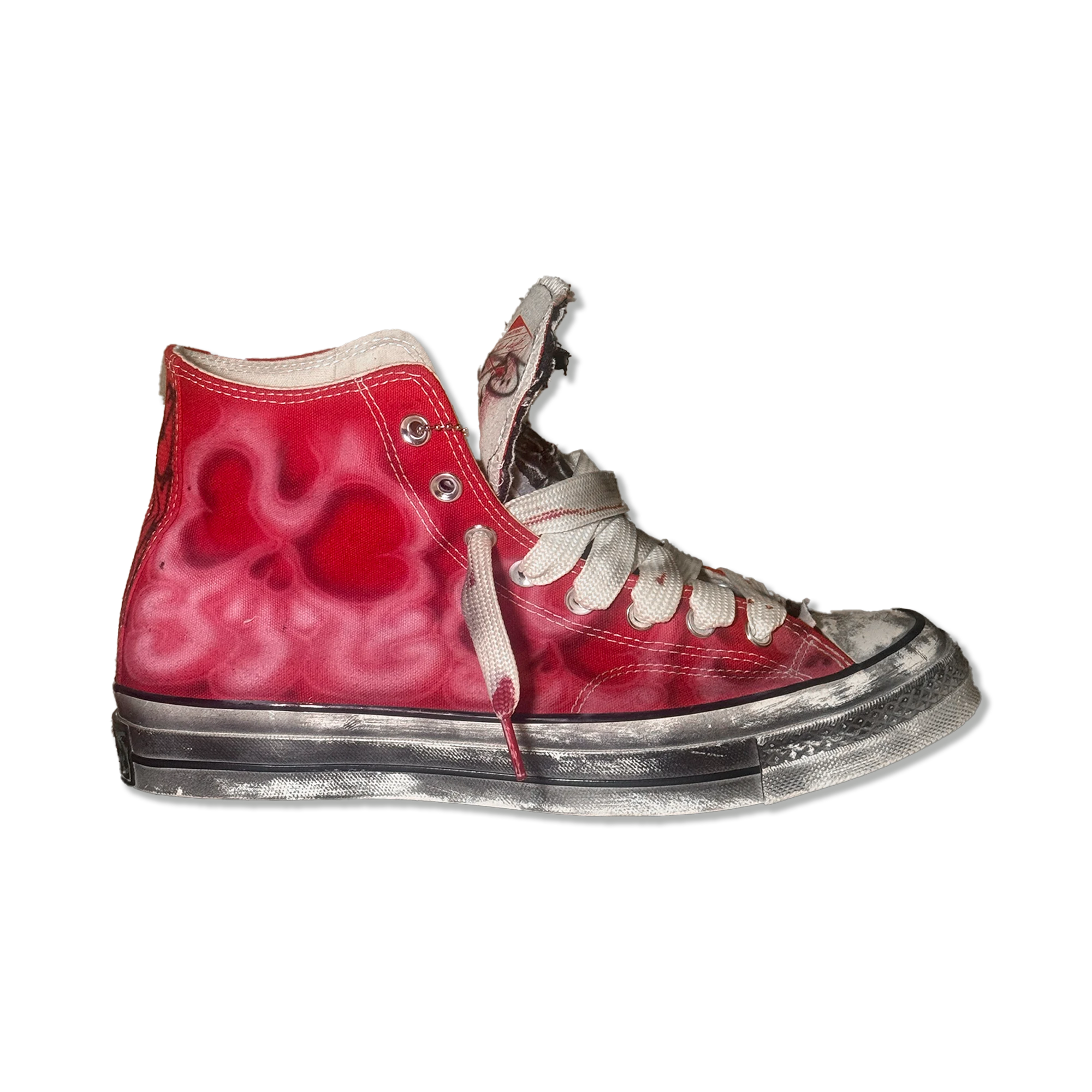 Custom DZJ Chucks "Red"
