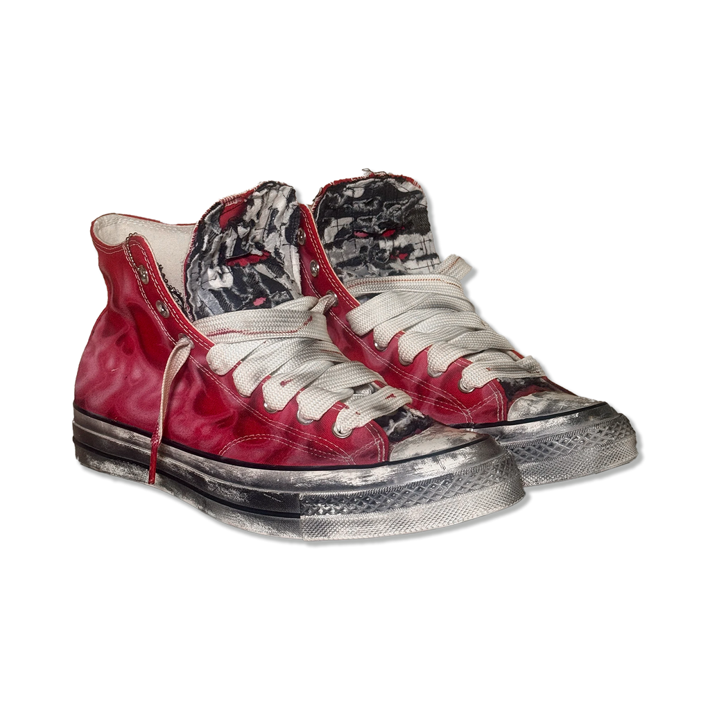 Custom DZJ Chucks "Red"