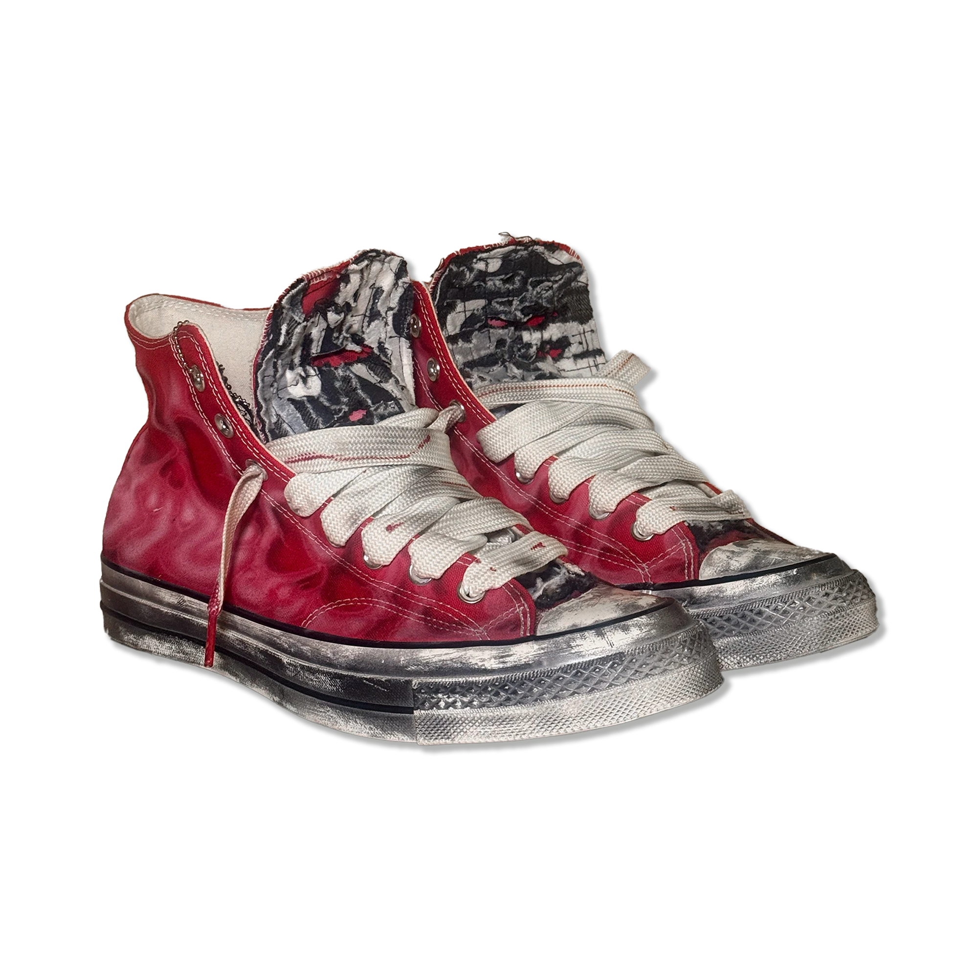 Custom DZJ Chucks "Red"