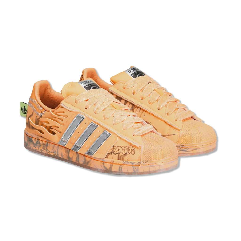Hellstar x Adidas Superstar "Hazy Orange"