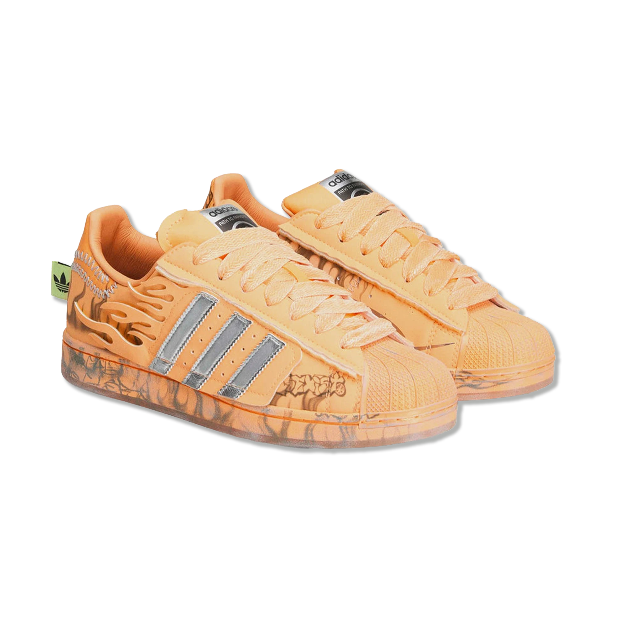 Hellstar x Adidas Superstar "Hazy Orange"