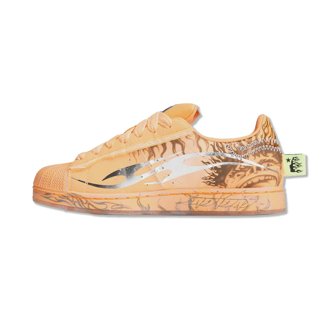 Hellstar x Adidas Superstar "Hazy Orange"