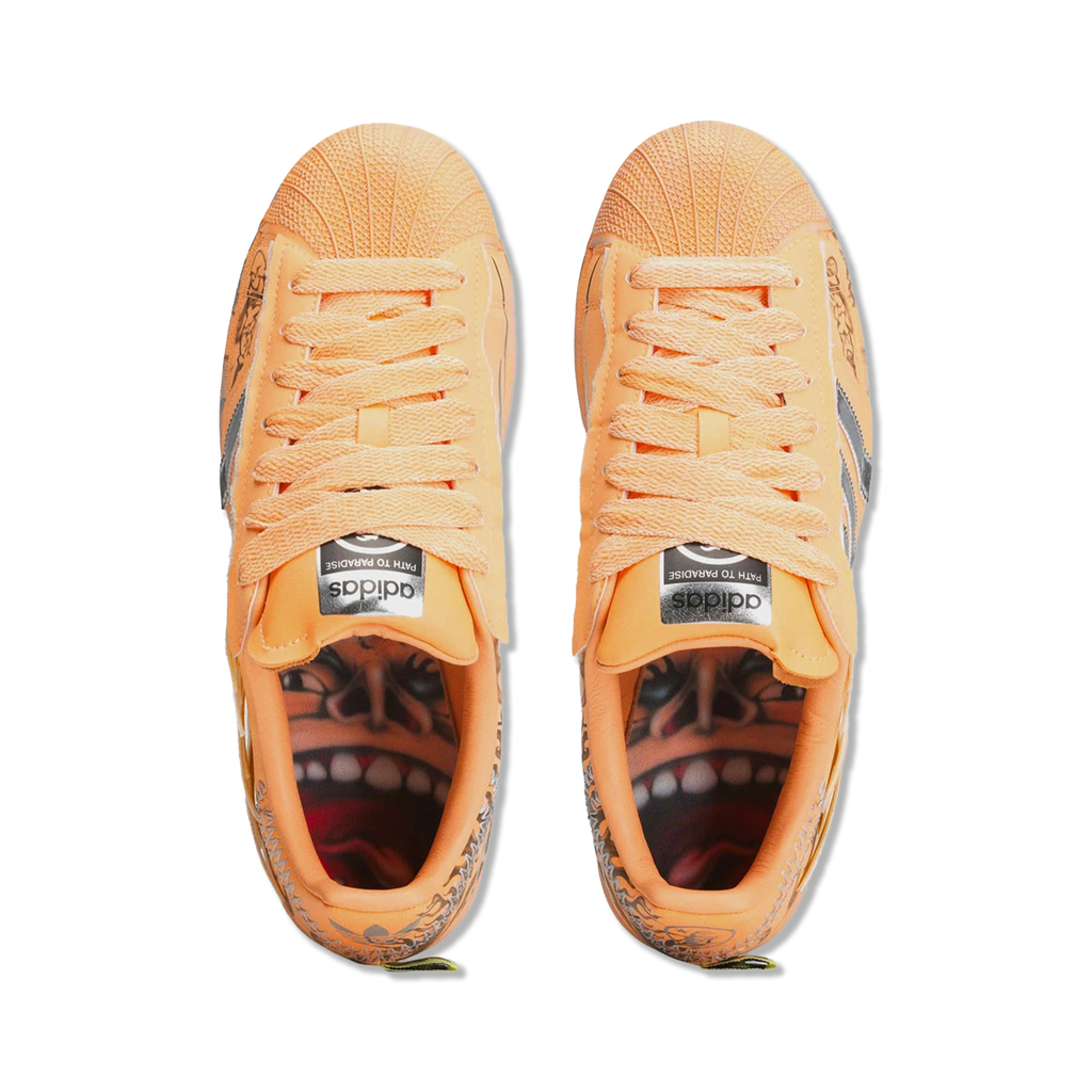 Hellstar x Adidas Superstar "Hazy Orange"