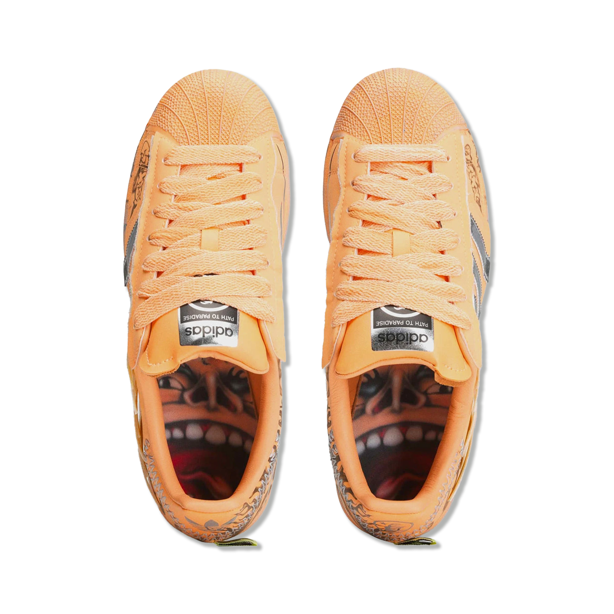 Hellstar x Adidas Superstar "Hazy Orange"