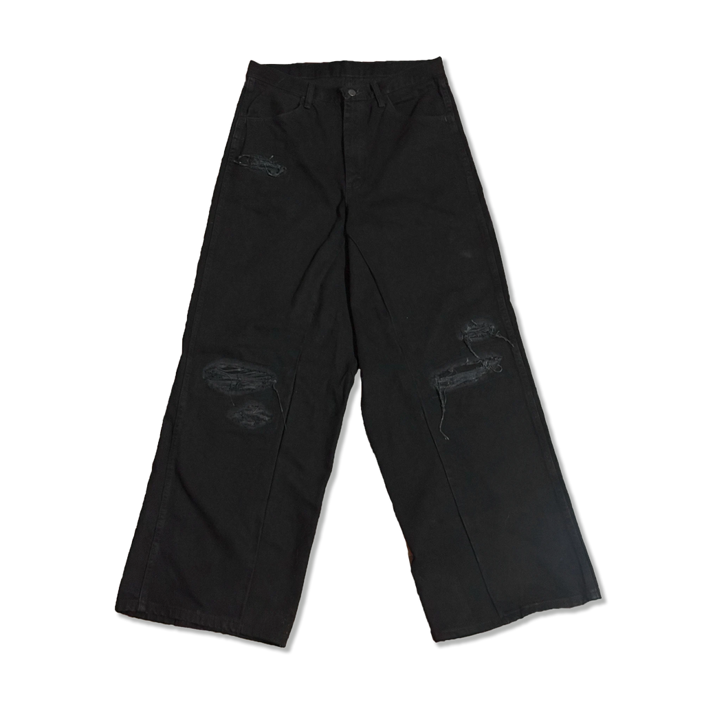 Vintage Baggy Distressed Custom "Black"