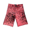 Flared Cowhide Shorts “Pink”