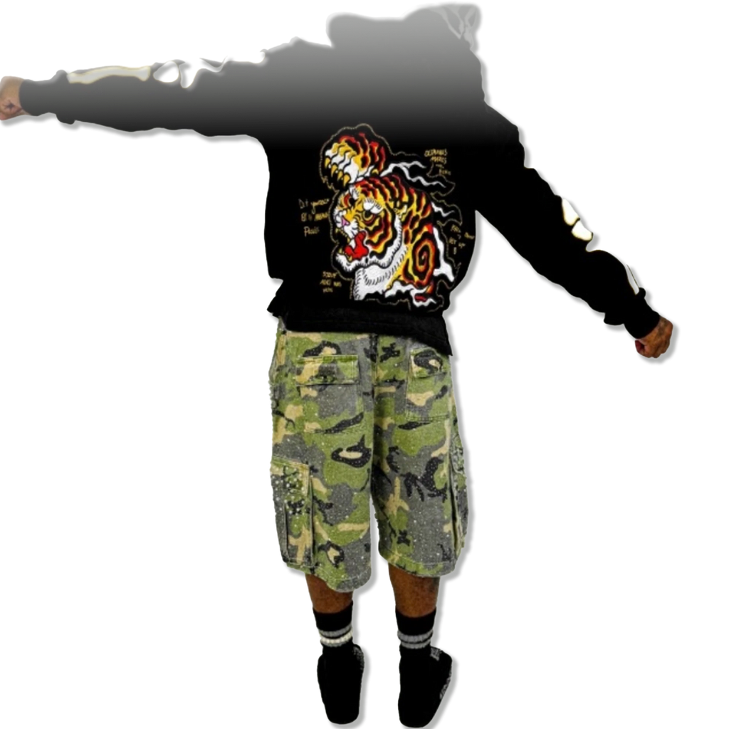Ying Yang Bone Hoodie "Black"