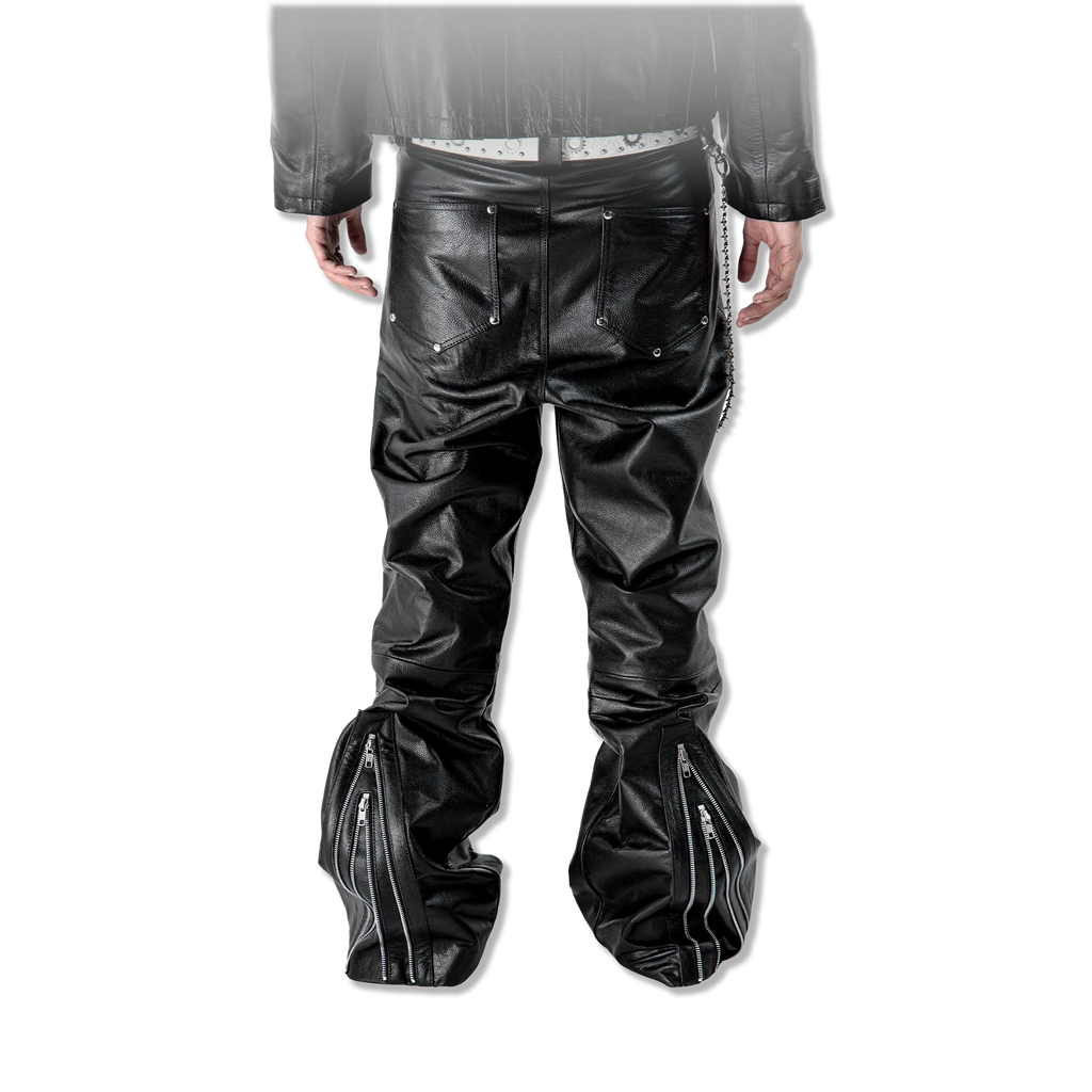 Slate Leather Pants "Black"