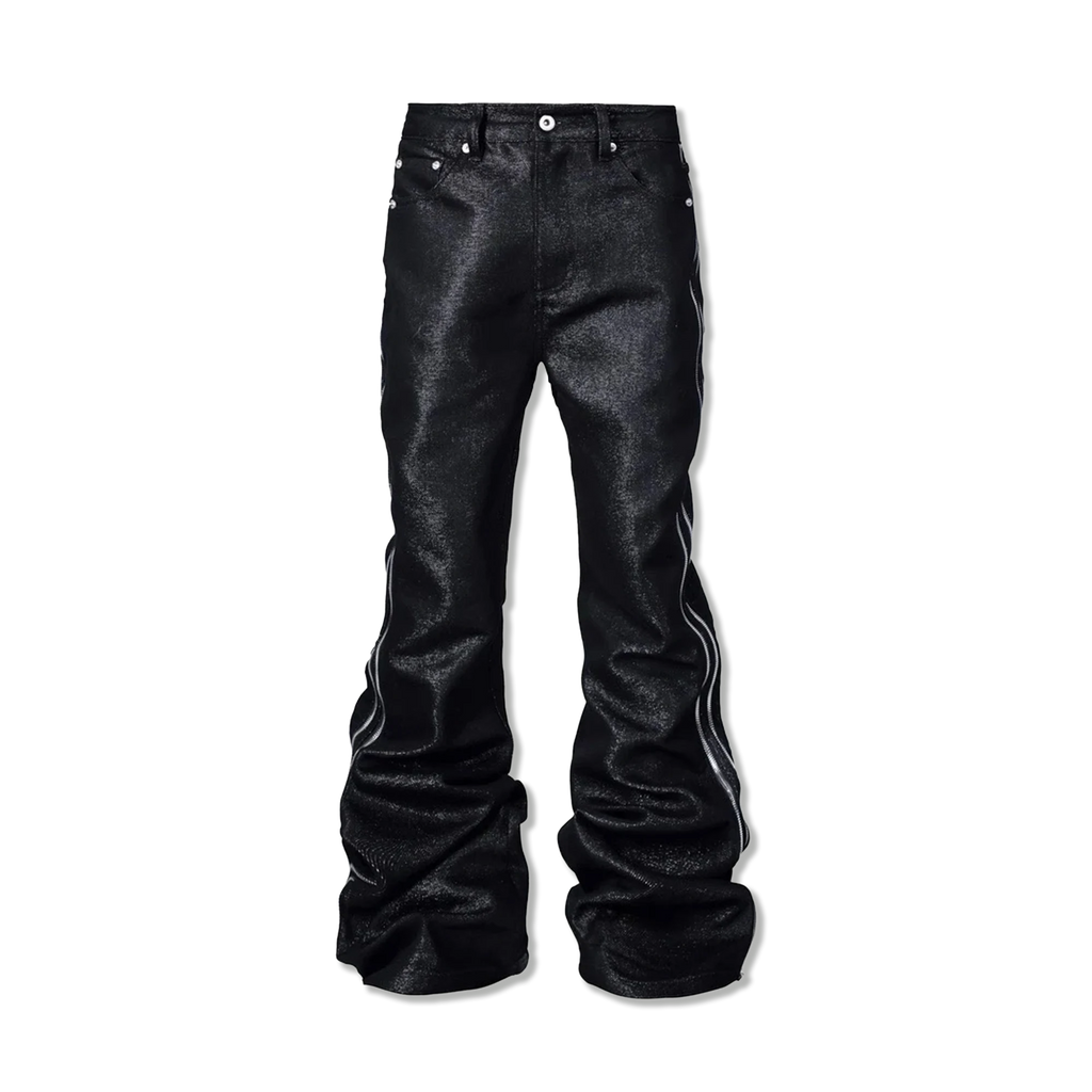 Bolan Bootcut Double-Zip "Black"