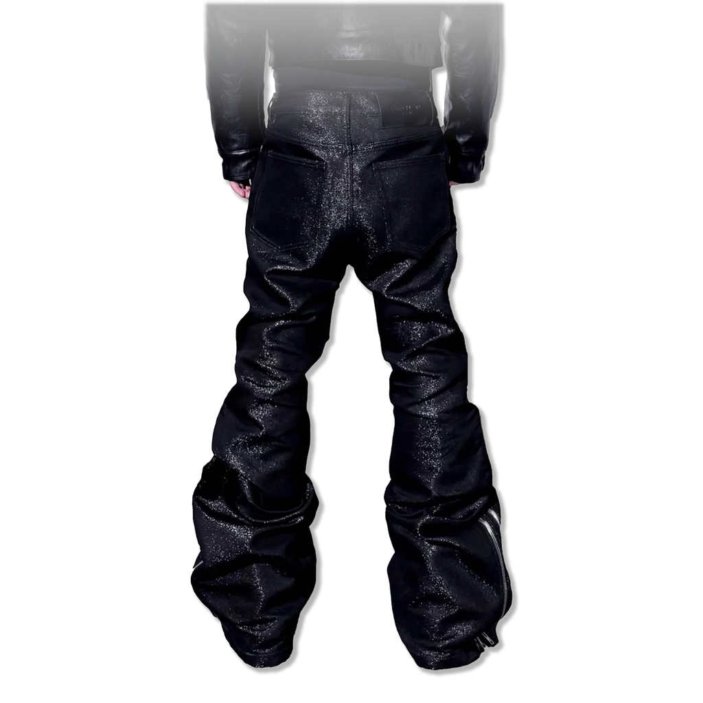 Bolan Bootcut Double-Zip "Black"