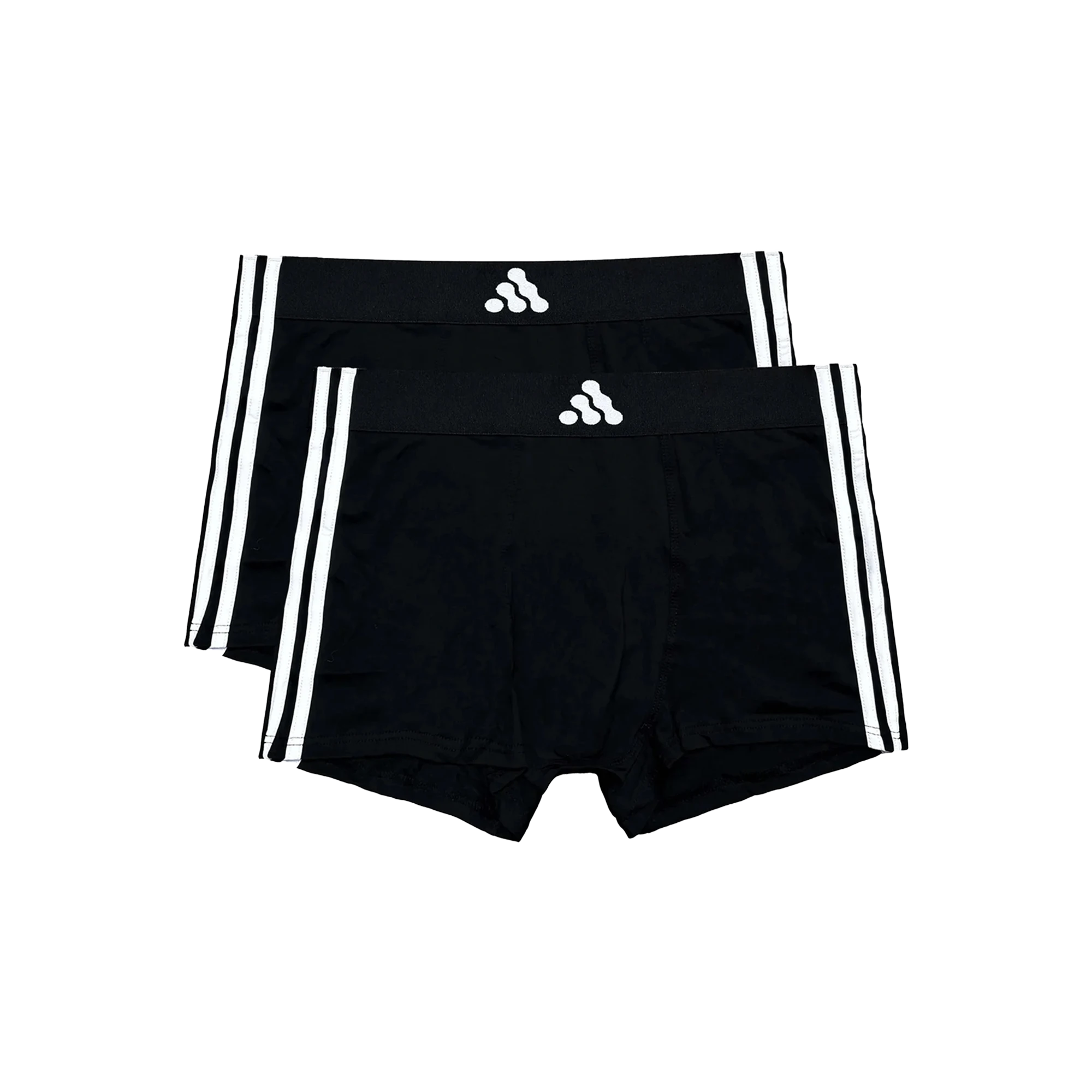 Triple-Stripe Bootleg Stretch (2-pack) "Black"