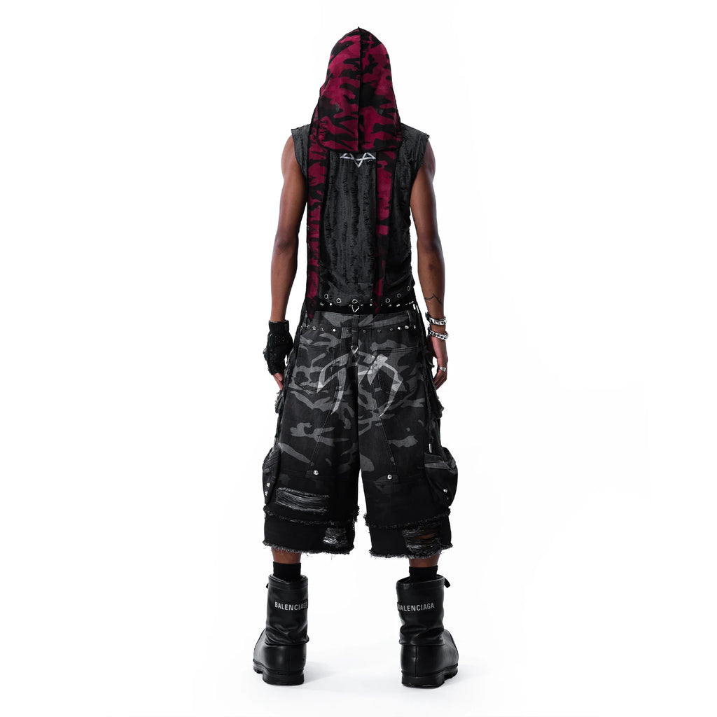 Night Street-Camo 2.0 Durag “Red”