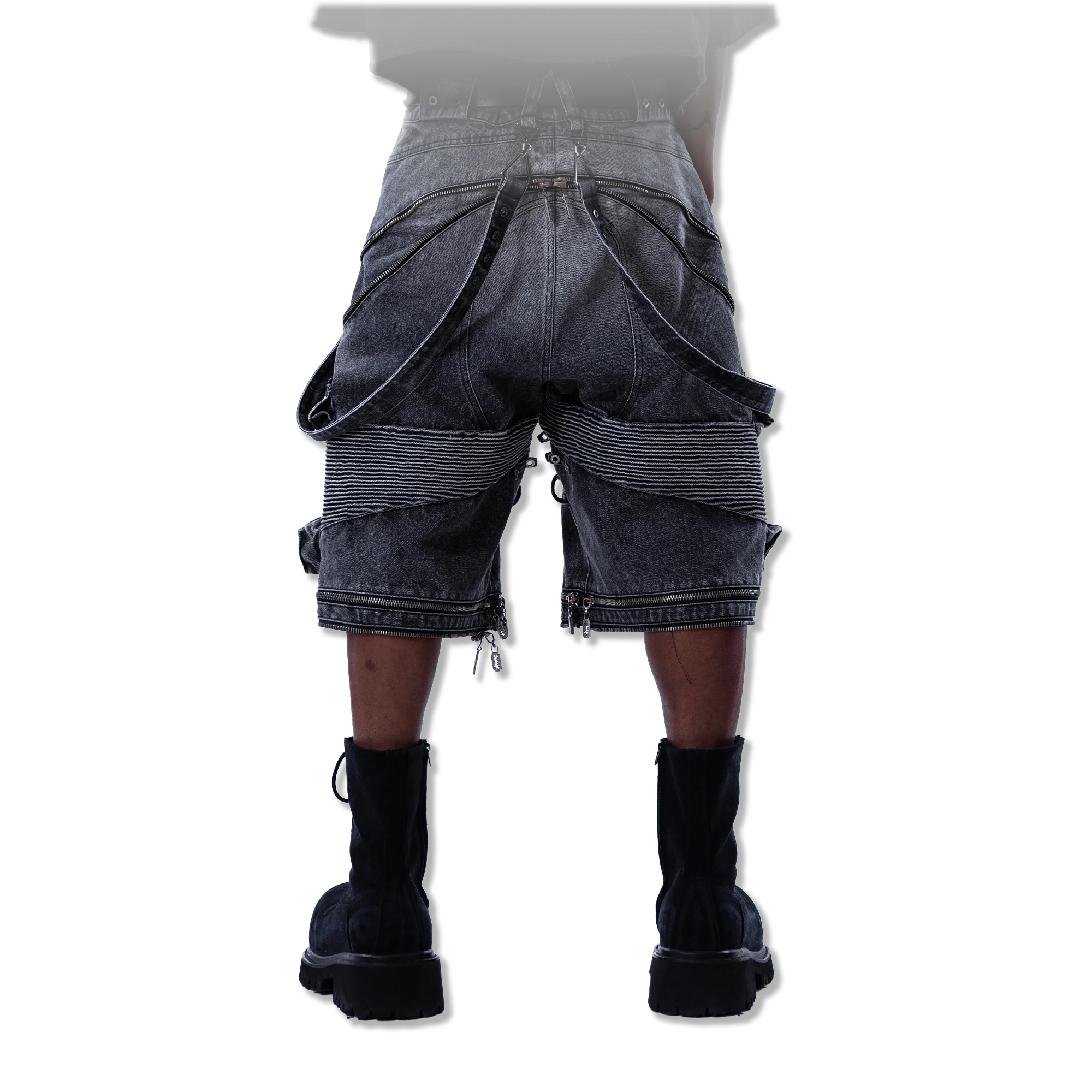 Night Heavy-Duty Denim Pants “Washed Black”