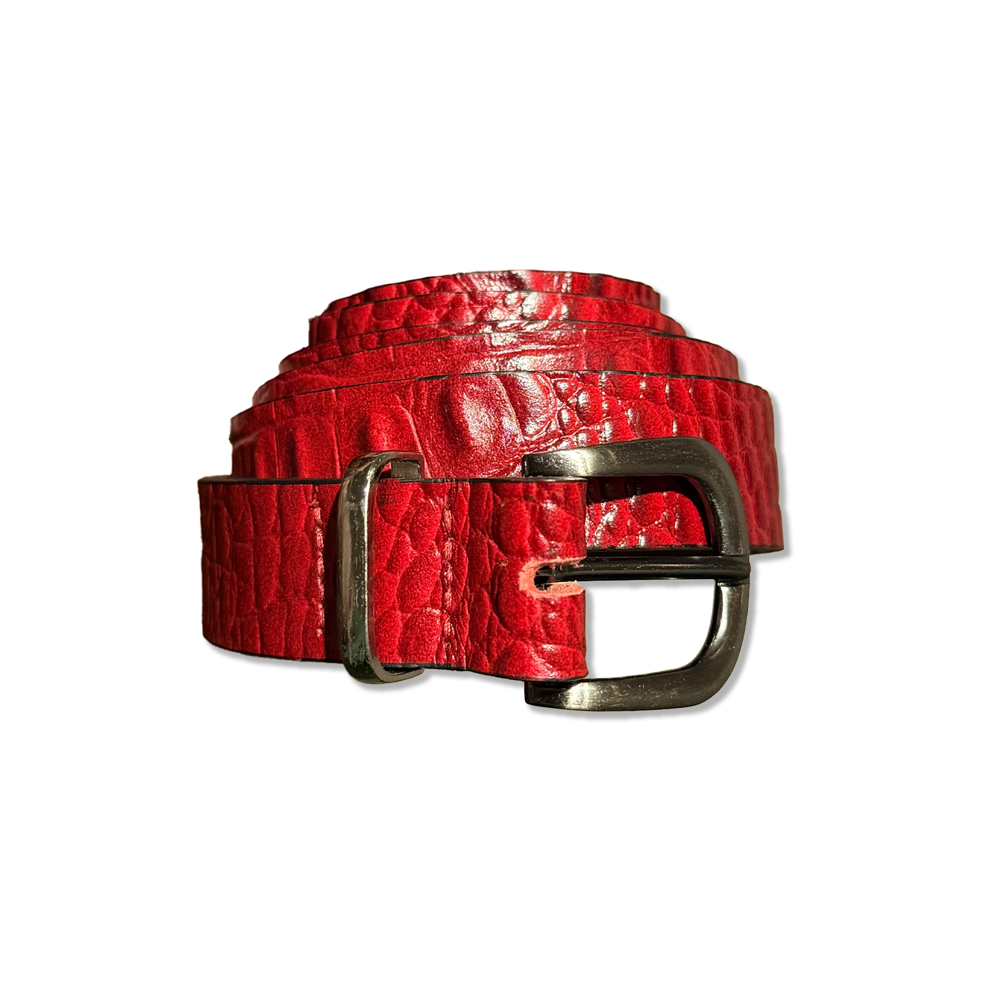 Legit Leather Belt "Red"