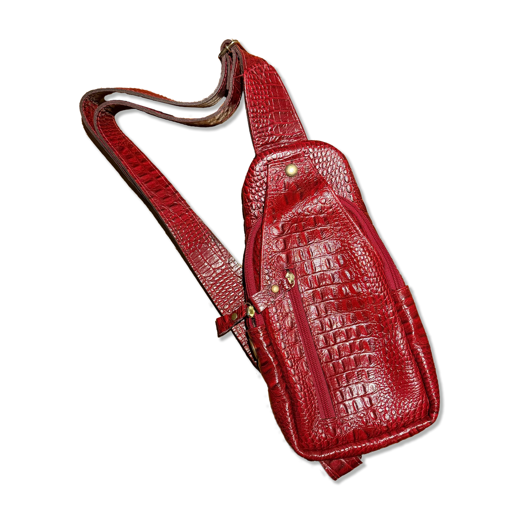Legit Leather Bag "Red"