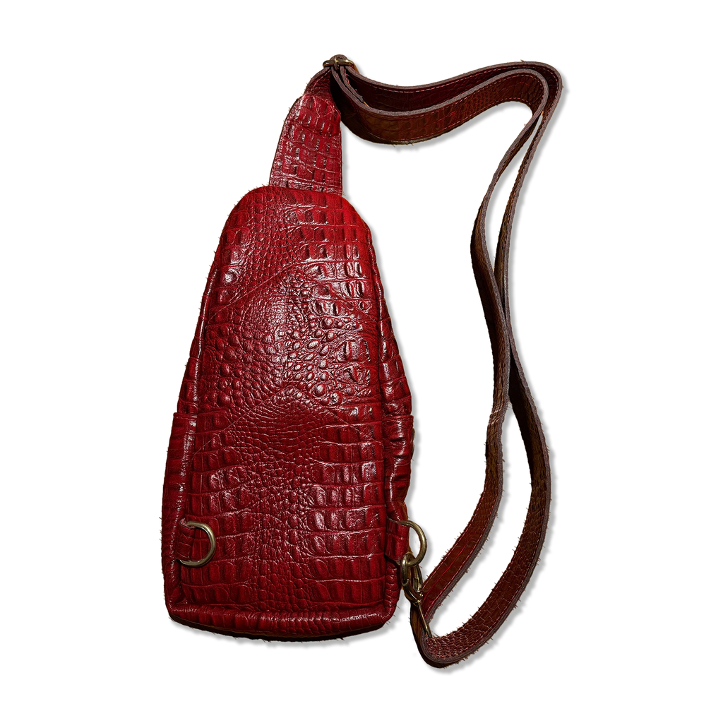Legit Leather Bag "Red"
