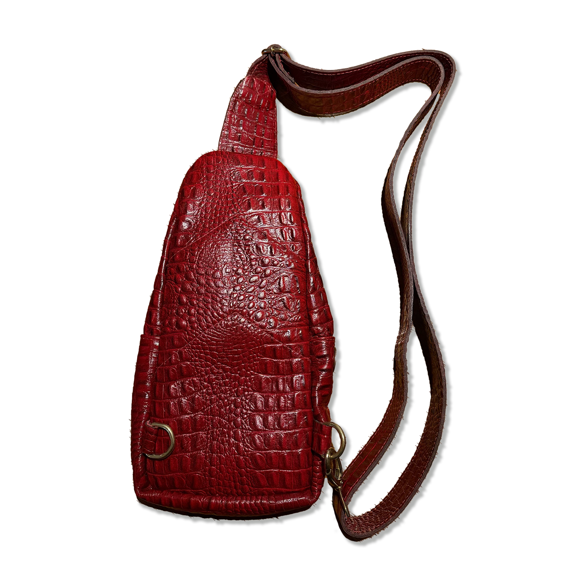 Legit Leather Bag "Red"