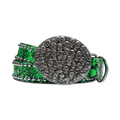 Skullpile Belt “Green Glow”