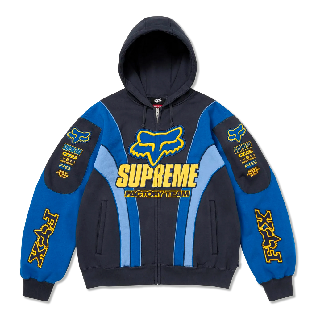 Supreme X Fox Racing® Zip-Up “Navy”