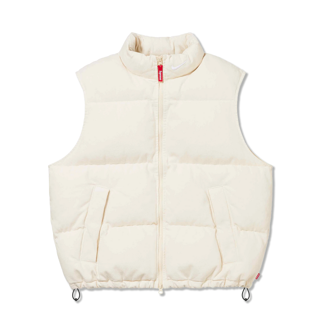 Supreme X Nike Denim Puffer Vest "Natural"