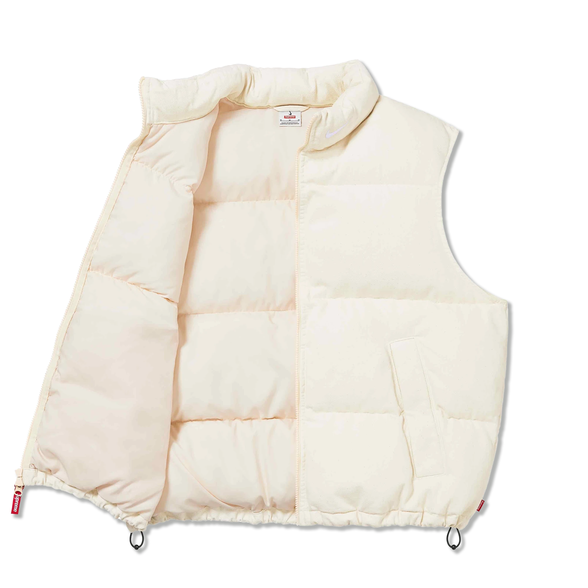 Supreme X Nike Denim Puffer Vest "Natural"