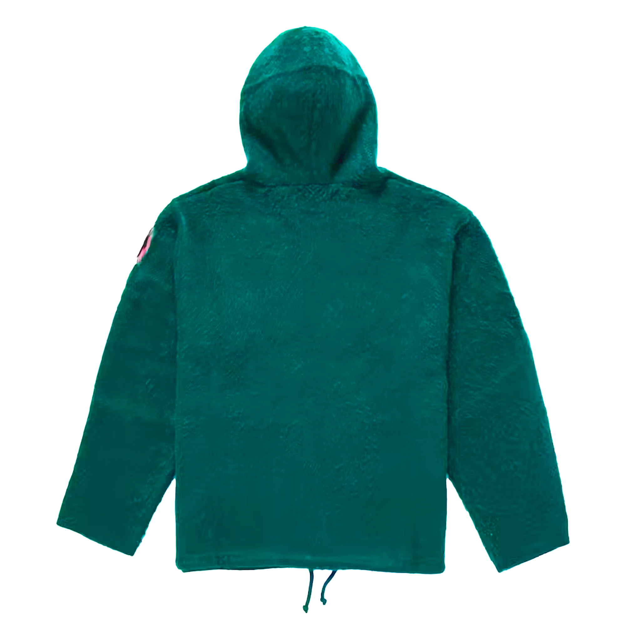 Accent Brushed Zip Up Hooded Sweater "Green"