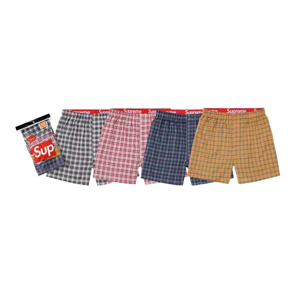 Plaid Boxers (4-Pack) "Multi Colored"