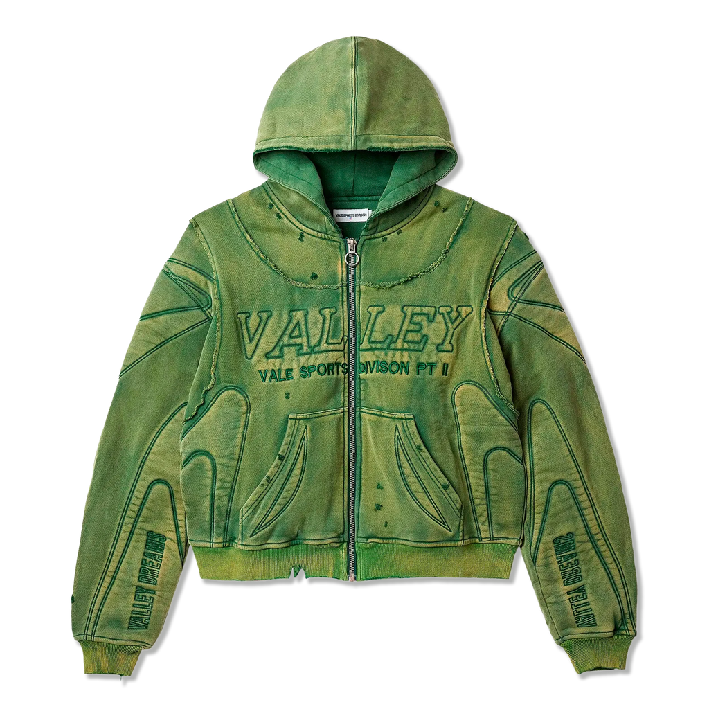 Hulk Armor Zip Up Hoodie "Green"