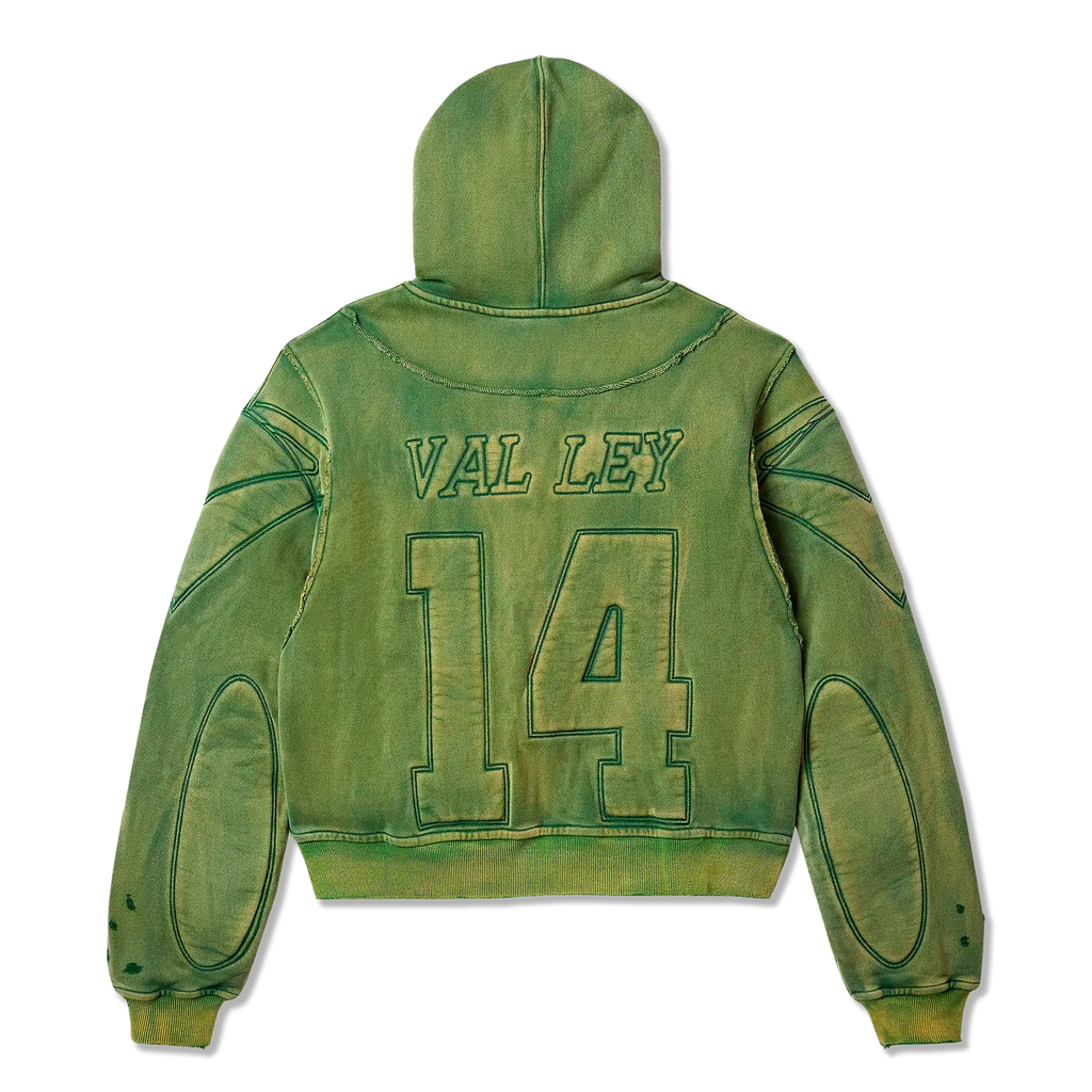 Hulk Armor Zip Up Hoodie "Green"