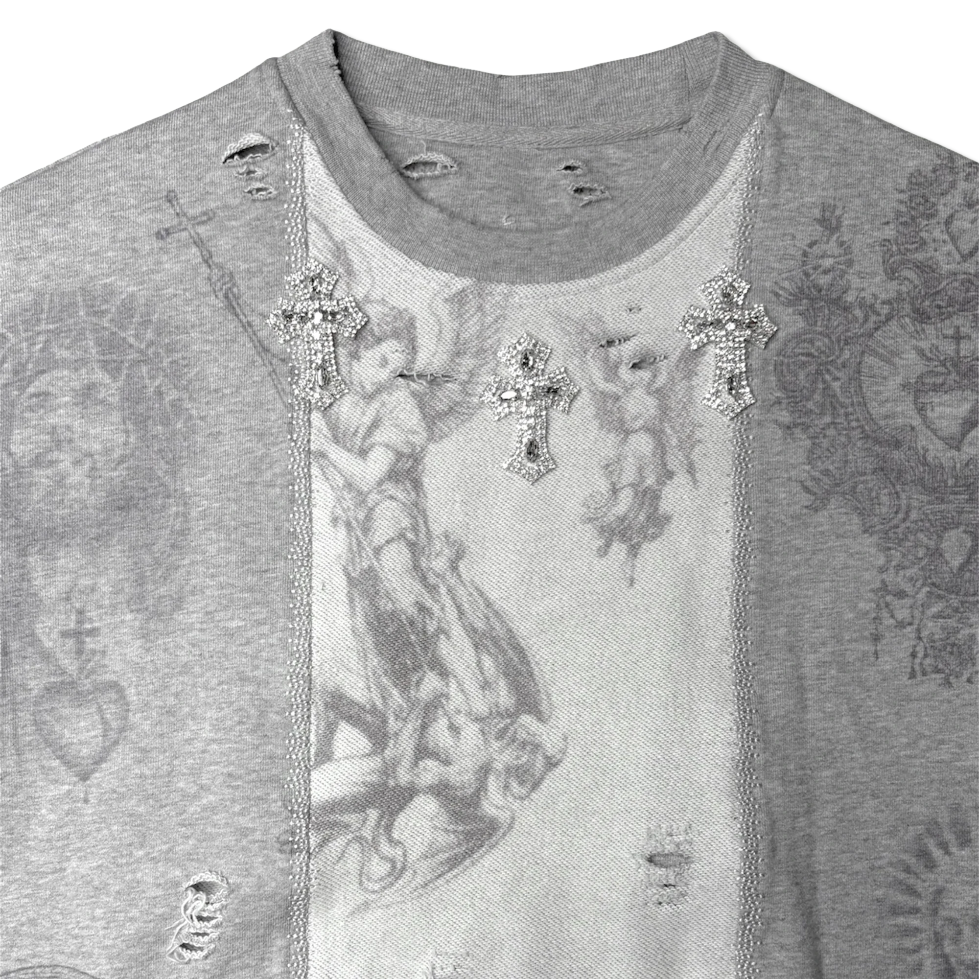Freed Me From My Sins Sweater "White"