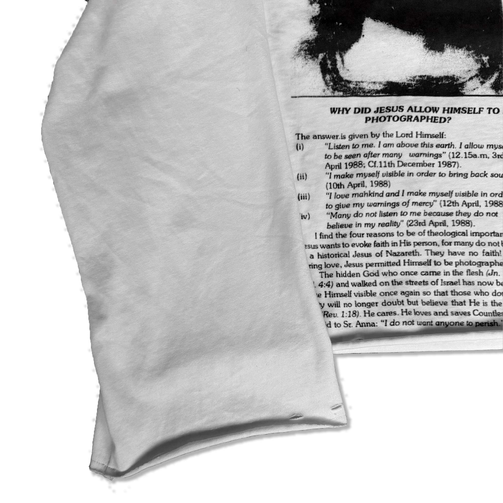 Not Today Satan Flared Longsleeve "White"